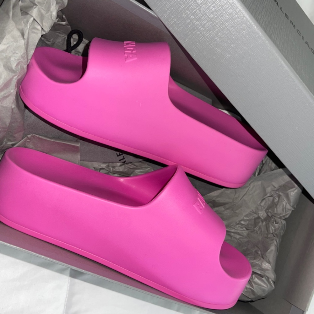Brand New Balenciaga Platform Slides - Picture 2 of 3